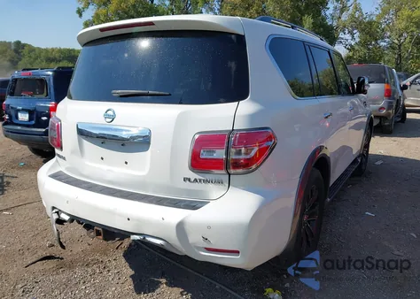 2017 Nissan Armada Platinum из США, поврежденный, VIN JN8AY2NC1H9502653